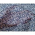 thumbnail image 4 of oneOone Silk Tabby Fabric Floral Block Print Fabric By The Yard 42 Inch Wide, 4 of 4