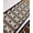 Brown, variant on Brown Gray Boho Stair Treads for Wooden Steps Indoor Runner Rug Carpet, Southwestern Ethnic Abstract Geometric 4 Pieces Peel and Stick Staircase Step Treads Covers Washable Throw Door Mats, 30"x8"