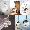 thumbnail image 6 of 30 Pcs 18mm Mini Empty Clear Glass Globe Bottle Wish Ball Bottles DIY Pendant Charms with 30 Pcs 8mm Cap Bails for Jewelry Making diy, 6 of 7