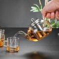thumbnail image 4 of Glass Teapot with Stainless Steel Infuser & Lid, Borosilicate Glass Tea Kettle Stovetop Safe, Blooming & Loose Leaf Teapots, 27 Oz, 4 of 4