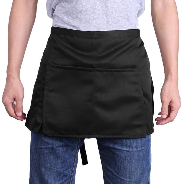 Delantal Universal Unisex Corto Cocina Camarero 2Uds