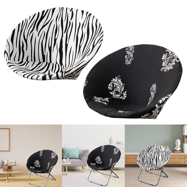 2 × Fundas para Sillas de Platillos Redondos Poliéster Extraíble Estirable para Protección de Muebles de Hotel Restaurante de Bodas Estilo A Soledad funda de asiento