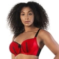 thumbnail image 3 of PARFAIT Women's Charlotte Underwire Padded Bra - Racing Red W Black - 34J, 3 of 4