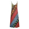 thumbnail image 5 of VERUGU Womens Dresses Sleeveless Fashion Printing Maxi Dress V-Neck Loose Casual Suspenders Long Dresses Red XXL, 5 of 5