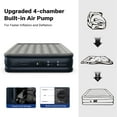thumbnail image 4 of iDOO 18" King Size Air Mattress, Inflatable Airbed with Built-in Pump, 700lb Max, 4 of 11