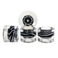 thumbnail image 2 of 4 Pcs Roues de Planche à Roulettes 60mm et Ensemble de Roulements de Planche à Roulettes Cruiser Roue de Planche à Roulettes d'Entretien Accessoires Noir Droit, 2 of 8