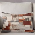 thumbnail image 3 of Modern Style Throw Pillow Cover 12 x 20 Inch Decorative Pillow Cover Retro Village Oil Painted Smear Street Art Lumbar Pillowcase Seasonal Rectangle Cushion Case for Couch Sofa Bed Living Room, 3 of 7