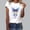White #3, variant on Guluxicc Womens Graphic T Shirts Crew Neck Casual Classic Comfy Trendy T Shirts for Women