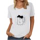 thumbnail image 1 of Blusa de mujer Oktoberfest Camiseta de cuello redondo Estampado de verano Jersey de manga corta Camiseta de mujer para hombre Tops Camisa Pompotops hfajkhk135942, 1 of 5