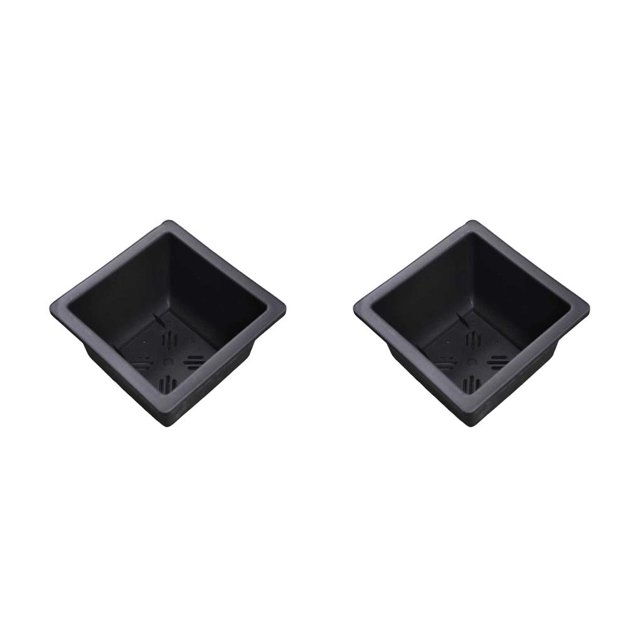Kearding Contenedores para plantar macetas de vivero, accesorios para plantas, contenedor para el hogar, macetas para plantas de interior y tipo 3 2piezas