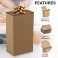 thumbnail image 5 of MT Products Tuck Top Kraft Paperboard Gift Boxes 5" x 3.25" x 7.25" - Pack of 30, 5 of 7