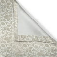 thumbnail image 6 of Ambesonne Victorian Grommet Curtain, Retro Swirl Flowers, 50" x 63", Beige White, 6 of 6