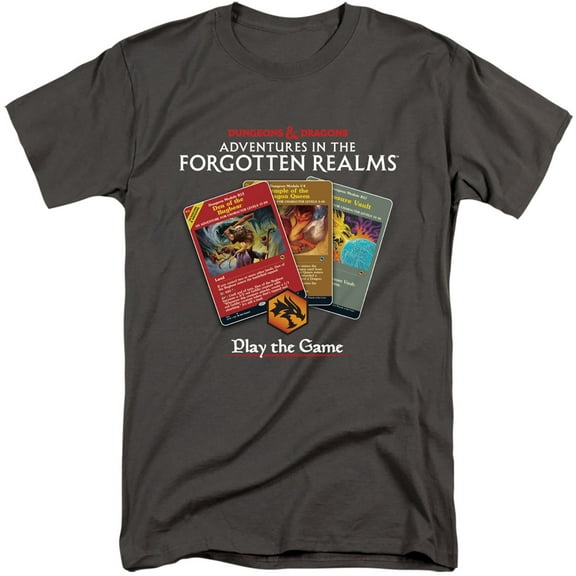 Magic X D & D – Adventures in The Forgotten Realms Cards Unisex Adult Tall T Shirt, Cards, X-Large