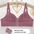 thumbnail image 3 of Censtreet Women's Flexible Soft Cotton Wireless No Wire Soft Pad T Shirt Bra Solid Color Underwear, 3 of 5