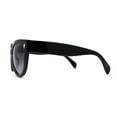 thumbnail image 3 of Womens Horn Rim Cat Eye Designer Fashion Plastic Sunglasses Black Smoke, 3 of 4