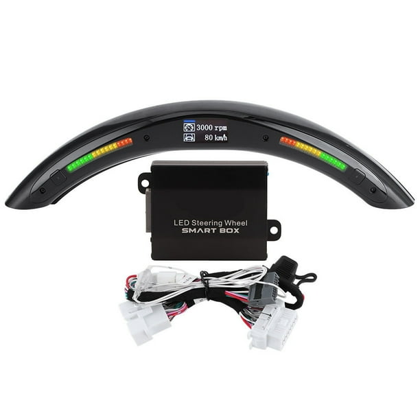 Kits de módulo OBD2 de luces indicadoras de cambio de pantalla Digital de carrera de volante de rendimiento LED de 4ta generación Jadeshay A