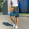 thumbnail image 7 of Kdxio Palm Trees Print Mens Sleep Shorts Bottoms Soft Comfy Pajama Wear Pants with Drawstring Pockets, 7 of 7