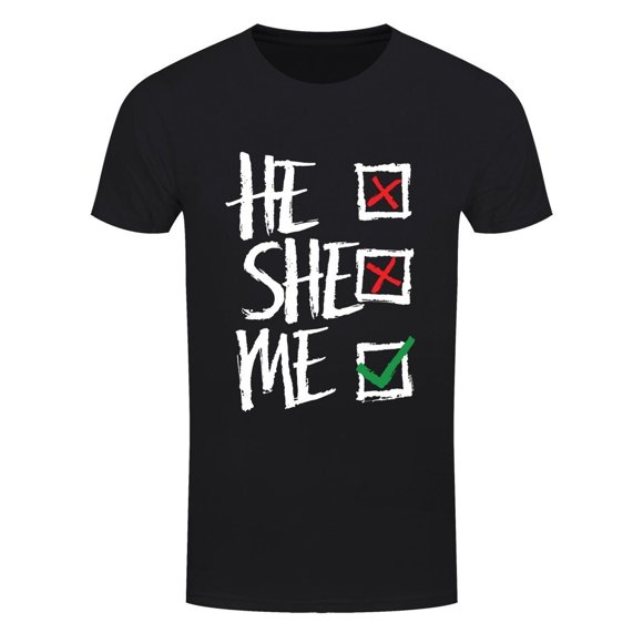 Grindstore Mens He She Me T-Shirt