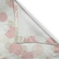thumbnail image 6 of Ambesonne Pastel Grommet Curtain, Soft Spring Floral Motif, 50" x 63", Brown Pale Pink White, 6 of 6