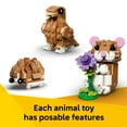 thumbnail image 6 of LEGO Creator 3 in 1 Cute Hamster with a Flower - Building Toy for Girls & Boys, Ages 7+ - Birthday Gift for Kids & Animal Lovers - Build a Hamster, Hedgehog or Eagle - 31376, 6 of 8