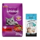 thumbnail image 1 of Whiskas Original Carne 20 kg + Miaukiss Lickable Atún 4 Pack 56 Gr, 1 of 3