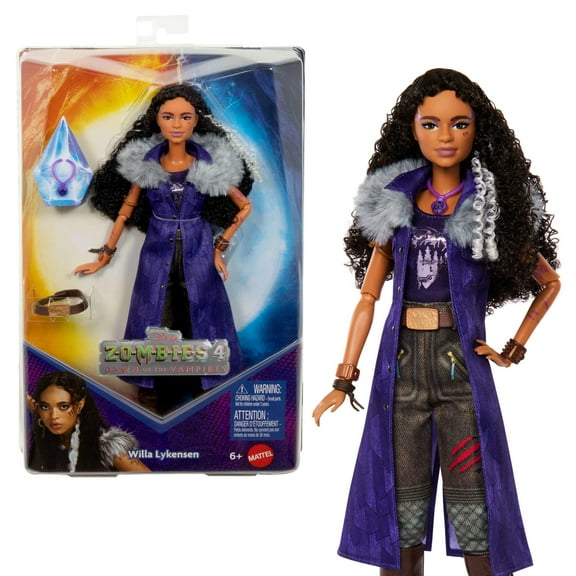 Disney Zombies 4: Dawn of the Vampires Willa Lykensen Doll with Movie-Inspired Outfit & Accessories