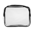 thumbnail image 4 of Paquete de 2-5 bolsas de cosméticos Sunnimix organizador de artículos de tocador transparente con cremallera, 4 of 8