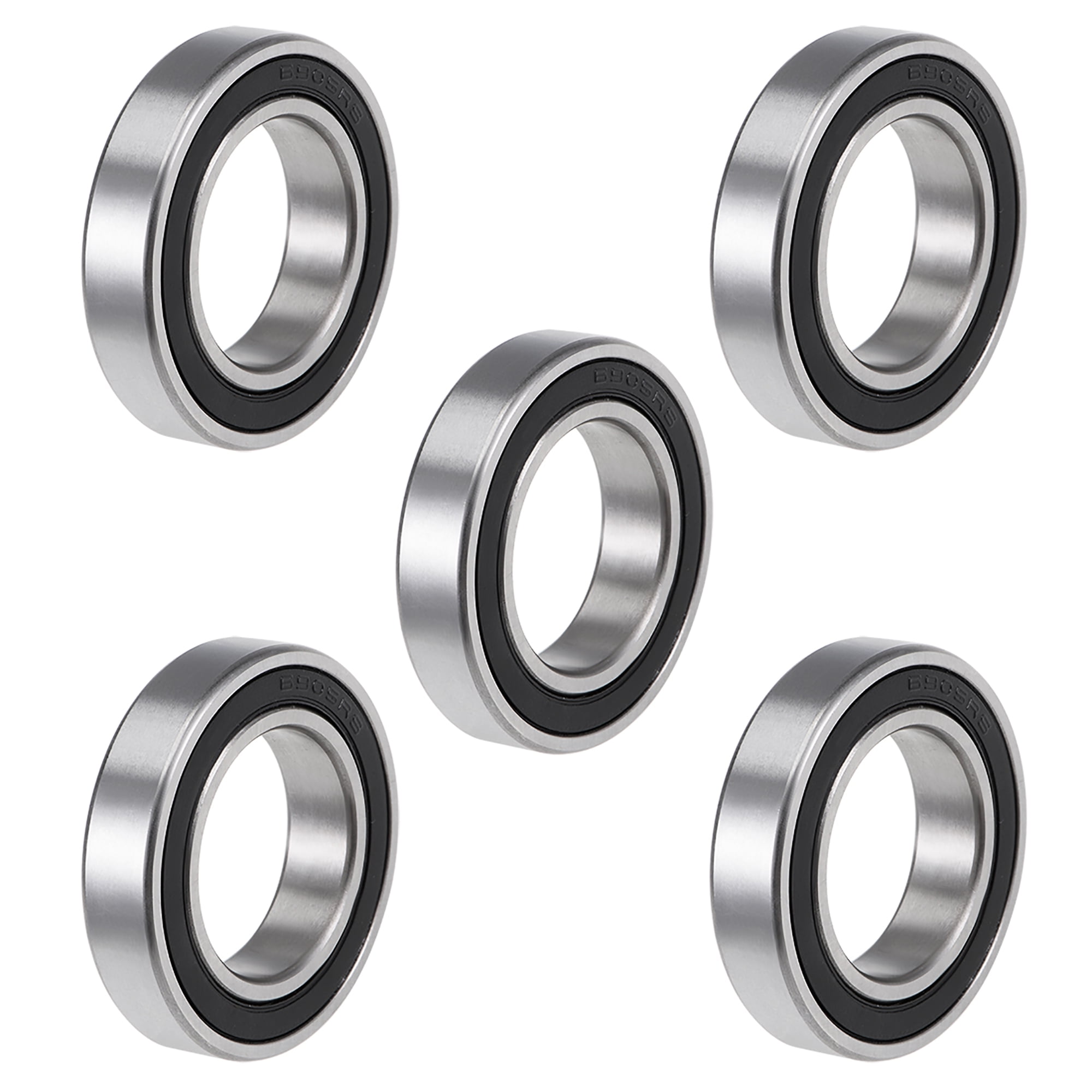 69052RS Deep Groove Ball Bearings Z2 25mmx42mmx9mm Double Shielded Carbon Steel 5pcs Walmart