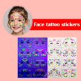 thumbnail image 3 of SharkTRUE Glowing Princess Face & Body Paint: Safe, Waterproof, Easy-to-Use Tattoo Effect for Kids' Fun, 3 of 8