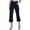 Navy, variant on Yoga Pants Women,Women'S Color High Waist Pocket Sports Fitness Yoga Wide Leg Capris Pants Yoga Pants with Pockets for Women Pants for Women Trendy Clearance Dark Gray S