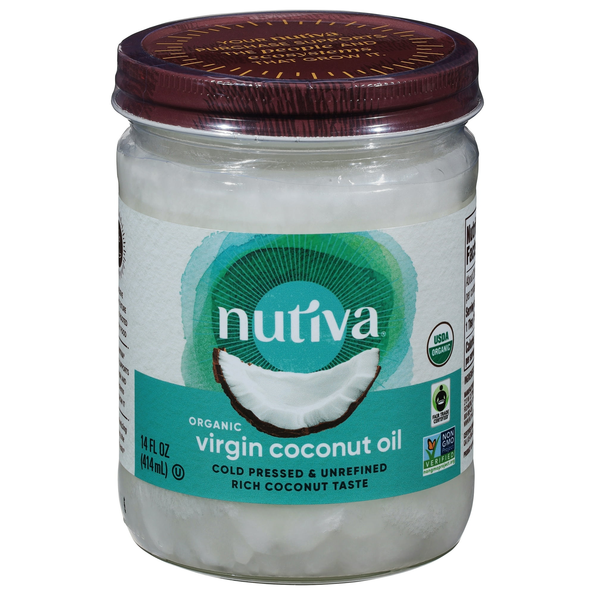 Nutiva Virgin Coconut Oil 14 oz (Pack Of 6)