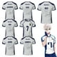 thumbnail image 2 of 2024 verano nuevo azul Lock Anime camiseta de fútbol camiseta de cuello redondo para mujer camisetas deportivas casuales para niños camiseta de manga corta, 2 of 5
