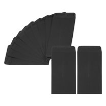 Money Envelope 6.5" x 3.5", 200Pcs Cash Envelopes Money Holder Bags Budgeting Saving Challenge Letter for Gift Coins Checks Tickets Jewelry Passport Card, Black