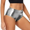thumbnail image 3 of Outfmvch Sequin Short Leather Shorts for Women Long Shorts Women Ripped Jeans Sweat Shorts Women Bermuda Shorts for Women Gray L, 3 of 7