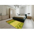 thumbnail image 4 of Ahgly Company Indoor Rectangle Patterned Dark Yellow Green Area Rugs, 2' x 3', 4 of 6