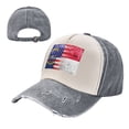 thumbnail image 7 of North Carolina Flag Painted Distressed Baseball Cap Dad Hats for Men Women Vintage Trucker Hat Low Profile Ball Caps, 7 of 7