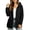 Black, variant on Jacket for Women Solid Color Loose Long-Sleeved Tops Casual Softshell Jacket with Button Pockets Jacket Women