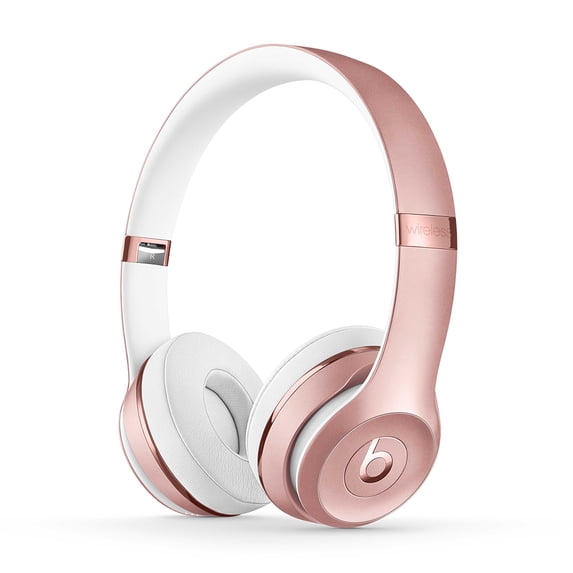 (Open Box) Beats by Dr. Dre Solo3 Casual Listening Active Noise Cancellation Bluetooth On-Ear Headphones, Rose Gold