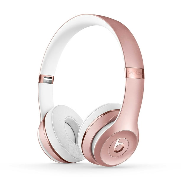 Melbourne Anoi her Beats Solo3 Wireless On-Ear Headphones with Apple W1 Headphone Chip, Rose  Gold, MX442LL/A - Walmart.com