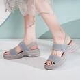 thumbnail image 6 of Mostsola Sandals for Women Trendy Open Toe Slingback Walking Shoes Lightweight Summer Dress Shoes, 6 of 9