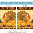 thumbnail image 5 of Toland Home Garden Turkey Harlequin Fall Harvest "Welcome" Garden Flag 18" x 12.5", 5 of 5