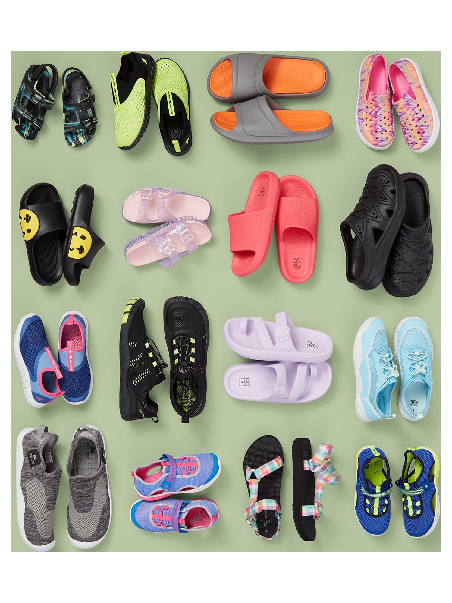 Wonder Nation Toddler Boys Two Buckle EVA Sandals, 2-Pack, Sizes 5/6-11/12 - image 2 of 6