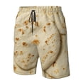 thumbnail image 4 of Fotbe Taco Tortillas Trajes de Baño Estampados para Hombre, Shorts de Verano de Secado Rápido, Ropa de Playa, Bañadores-Large, 4 of 6