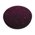 thumbnail image 1 of Balery Dark Purple Glitter Fundas de asiento para taburete de bar redondo de tela de terciopelo ajustables que protegen de arañazos y manchas para sillas de 14 a 17 pulgadas.-12 inch, 1 of 7