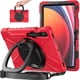 thumbnail image 1 of Funda para Samsung Galaxy Tab S10 Lite/S10 FE/S9 FE de 10,9 pulgadas/Tab S9 de 11 pulgadas, cubierta de silicona resistente con asa, soporte de 360 ​​grados, correa y soporte para S Pen., 1 of 9