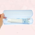 thumbnail image 6 of Unique Bargains Plastic Lightweight Toothbrush Travel Case Traveling for Travel Business 2.17"x1.38"x8.07" Blue, 6 of 7