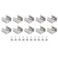 thumbnail image 1 of Unique Bargains LED Strip Light Clips, 100 Pack Mounting Bracket Fixing Clips Stainless Steel Clamp Holders with Screws for 6mm-7.5mm Neon RGB Light Cable Ribbon, 1 of 6