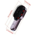 thumbnail image 3 of Peine de masaje con aceite en aerosol - Peine de cuidado con bruma de aceite para masaje del cuero cabelludo y cepillo alisador infrarrojo lejano para control del frizz, 3 of 9