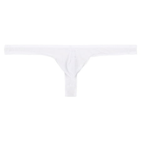 

AnuirheiH Men s Lingerie Casual Solid Sexy Underwear Ultrabook Low Waist Seamless Thong Clearance Under $10