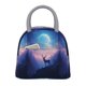 thumbnail image 1 of Balery Night Sky Elk Bolsa de Almuerzo para Mujeres, Caja de Almuerzo, Bolsa de Almuerzo Pequeña Impermeable, Tote de Almuerzo Reutilizable con Gran Capacidad, 1 of 6